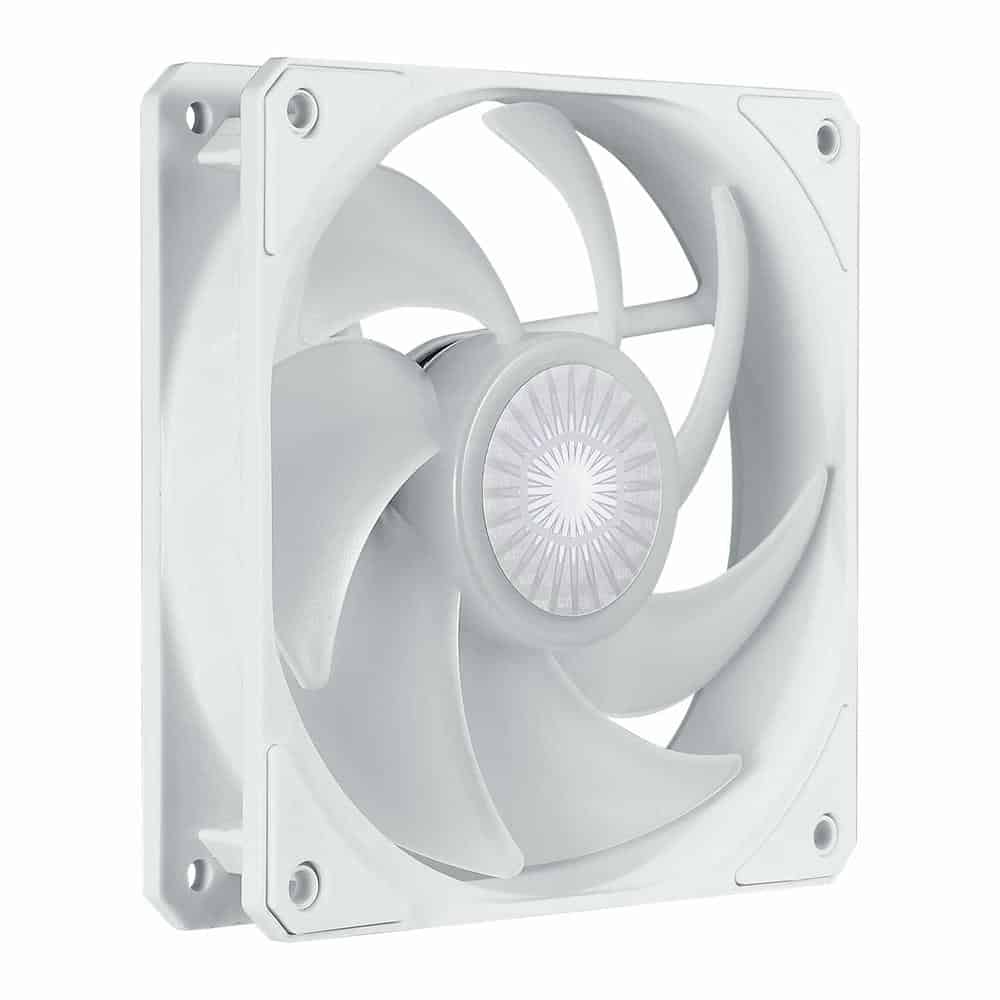 (image for) Cooler Master SickleFlow 120 ARGB White 120mm 3 Fan + ARGB Controller Pack